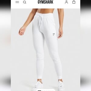 Gymshark Pippa Training Joggers in white Sz M